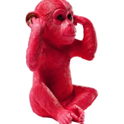Tirelire Monkey Kikazaru rouge