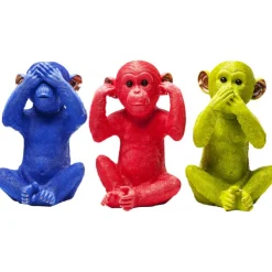 Tirelire Monkey Mizaru bleu