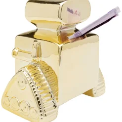 Tirelire Robot doré 16cm