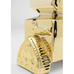 Tirelire Robot doré 16cm