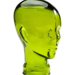 Tête décorative transparente ass. 29cm