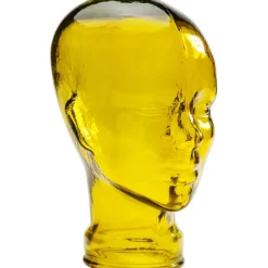 Tête décorative transparente ass. 29cm