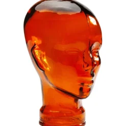 Tête décorative transparente ass. 29cm