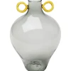 Vase Amore Handle gris 23cm