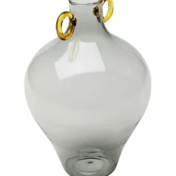 Vase Amore Handle gris 23cm
