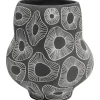 Vase Anemone gris 33cm