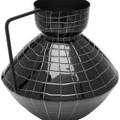 Vase Black Mesh Handle 29cm