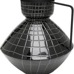 Vase Black Mesh Handle 29cm