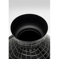 Vase Black Mesh Handle 29cm