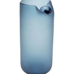 Vase Buckle bleu 33cm