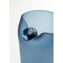 Vase Buckle bleu 33cm