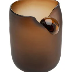 Vase Buckle marron 21cm