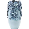 Vase Butterflies bleu clair 50cm