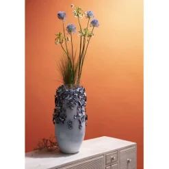 Vase Butterflies bleu clair 50cm