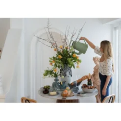 Vase Butterflies bleu clair 50cm