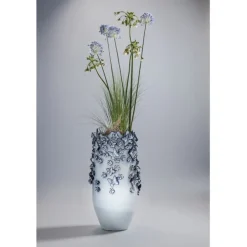 Vase Butterflies bleu clair 50cm
