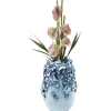 Vase Butterflies bleu clair 35cm