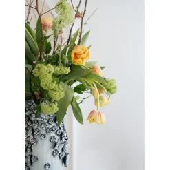 Vase Butterflies bleu clair 35cm