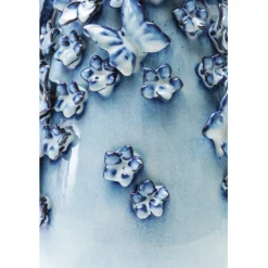 Vase Butterflies bleu clair 35cm