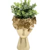 Vase décoratif Flowercrown doré 20cm