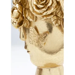 Vase décoratif Flowercrown doré 20cm