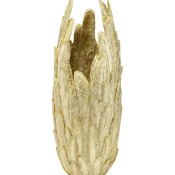 Vase Feathers doré 80