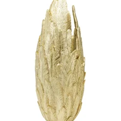 Vase Feathers doré 80