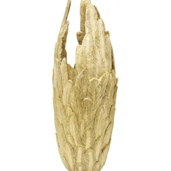 Vase Feathers doré 91