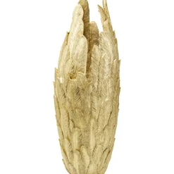 Vase Feathers doré 91