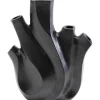 Vase Flame noir 25cm