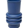 Vase Gina Trible bleu 17cm