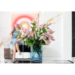 Vase Grazioso bleu 40cm