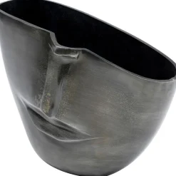 Vase Half Face anthracite 31cm