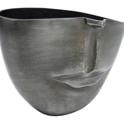 Vase Half Face anthracite 31cm
