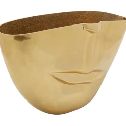 Vase Half Face doré 46cm