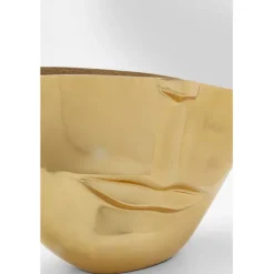 Vase Half Face doré 46cm
