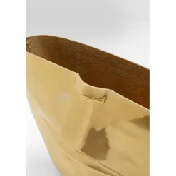 Vase Half Face doré 46cm