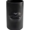 Vase Labbra noir 22cm