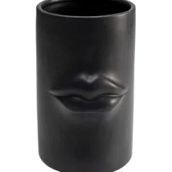 Vase Labbra noir 22cm