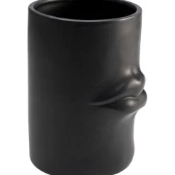 Vase Labbra noir 22cm