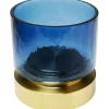 Vase Lumi bleu 18cm