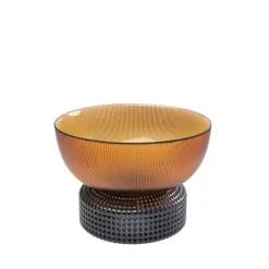 Vase Marvelous Duo ambre gris 22cm