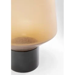 Vase Noble Ring ambre mat 26cm