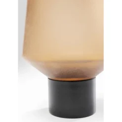 Vase Noble Ring ambre mat 26cm