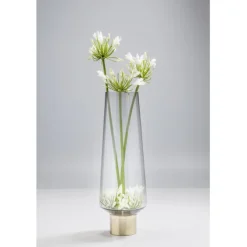 Vase Noble Ring gris 40cm
