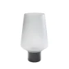 Vase Noble Ring gris mat 26cm