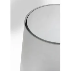 Vase Noble Ring gris mat 26cm