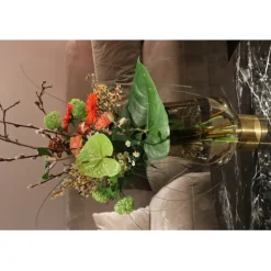 Vase Noble Ring marron 40cm