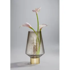 Vase Noble Ring marron 40cm
