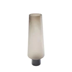 Vase Noble Ring marron mat 40cm